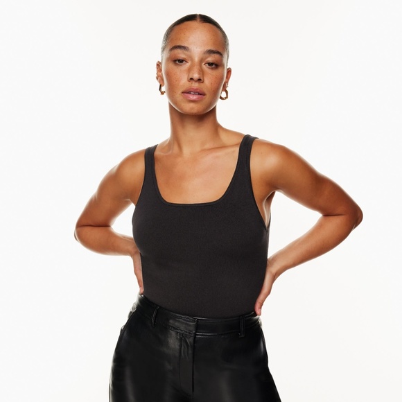 Aritizia BABATON SCULPT KNIT SQUARENECK TANK - Picture 2 of 4